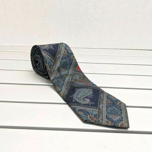 A Vintage Christian Dior Paisley Silk Tie